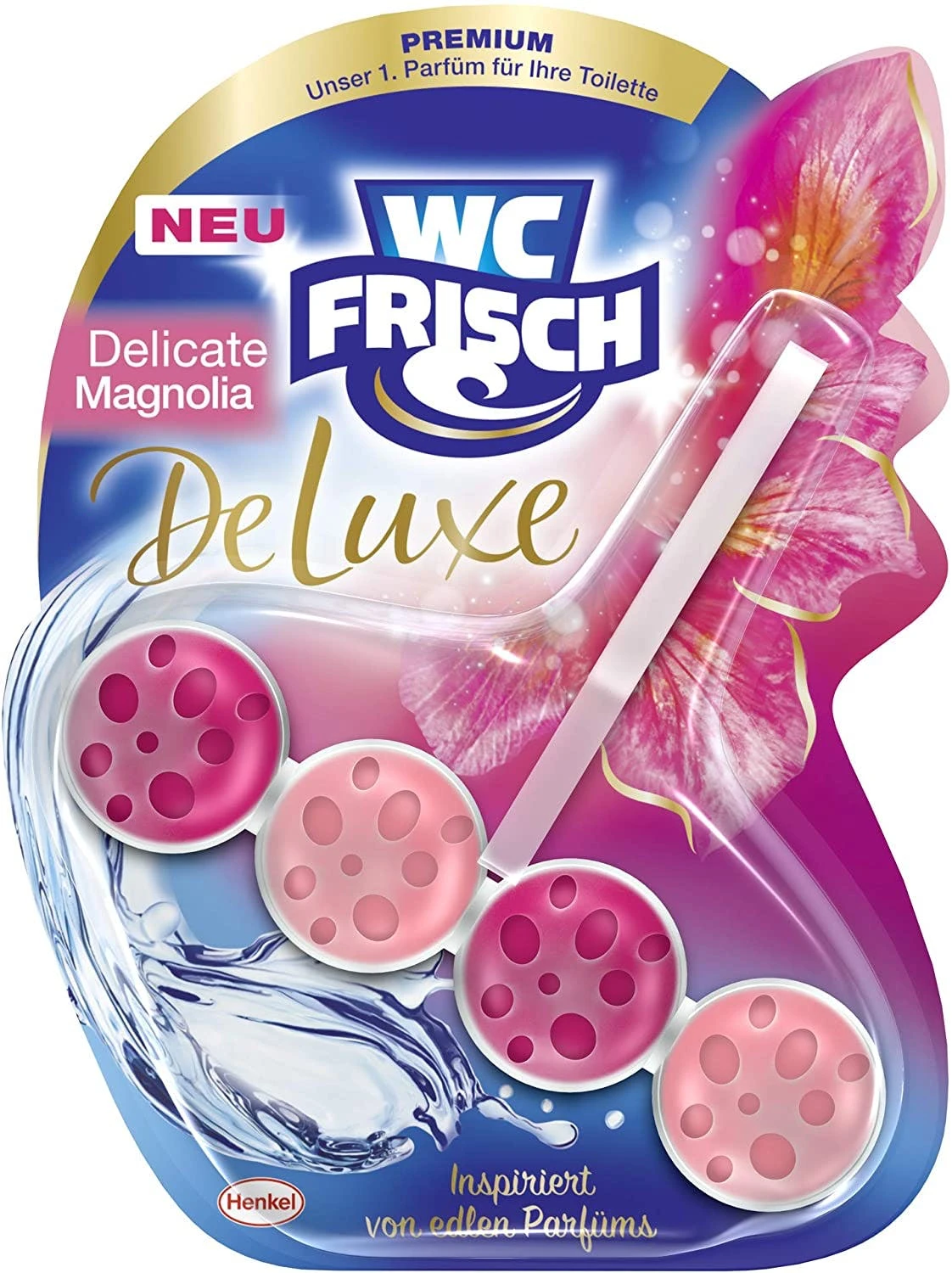 Null WC FRISCH DeLuxe Delicate Magnolia 5x50g WC Reiniger WC Duftspüler Reinigung 3 Null WC FRISCH DeLuxe Delicate Magnolia 5x50g WC Reiniger WC Duftspüler Reinigung – Bild 3