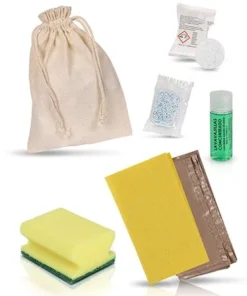 Null Amenities- Reinigungsset Im Stoffbeutel Nr.8 Für Touristenunterkünfte - 42 Stück
