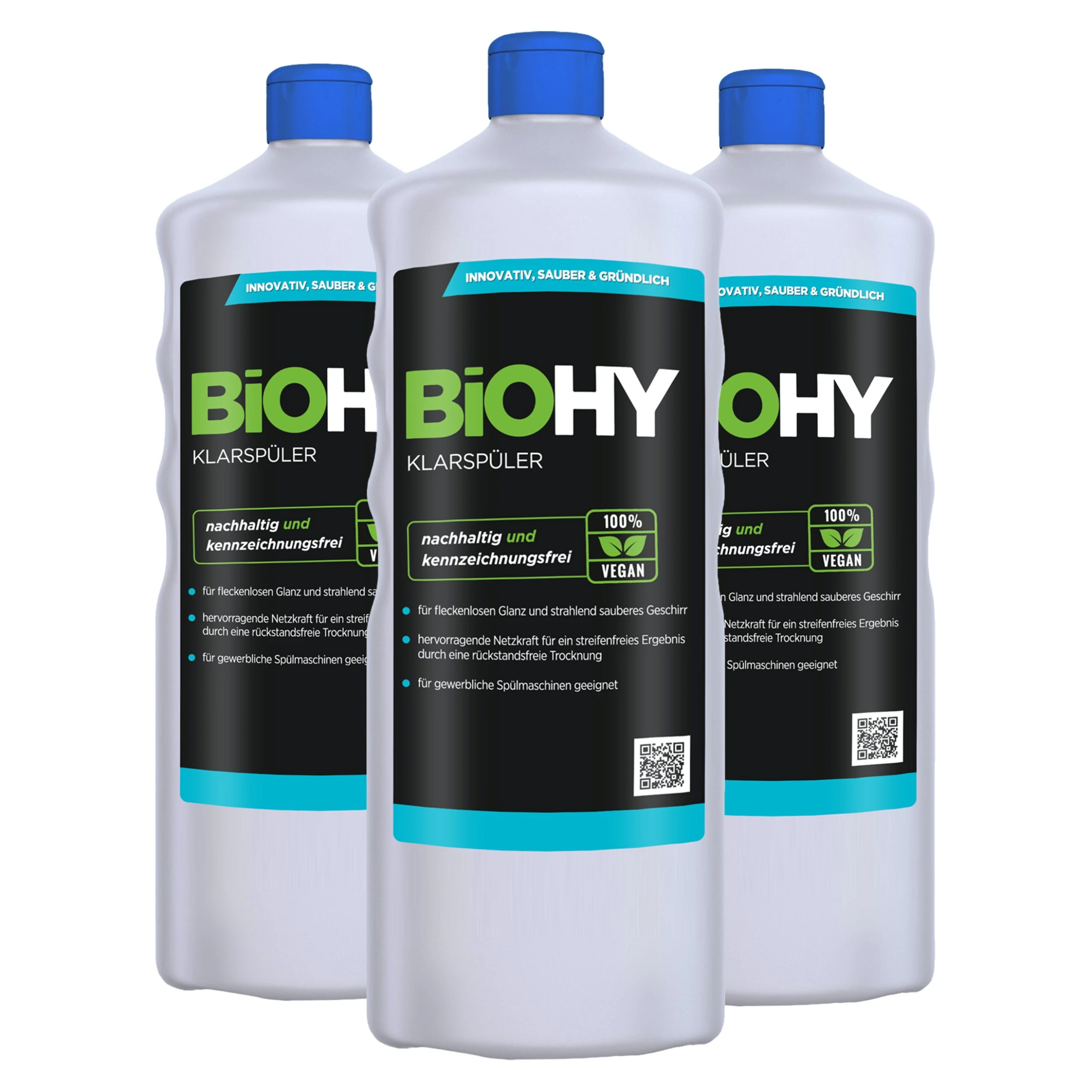 Null BiOHY Klarspüler (1l Flasche) | Ökologisches Hochkonzentrat | Geeignet Für Alle Spülmaschinen, Für Unschlagbaren Glanz Auf Gläsern & Geschirr 3 Null BiOHY Klarspüler (1l Flasche) | Ökologisches Hochkonzentrat | Geeignet Für Alle Spülmaschinen, Für Unschlagbaren Glanz Auf Gläsern & Geschirr – Bild 3