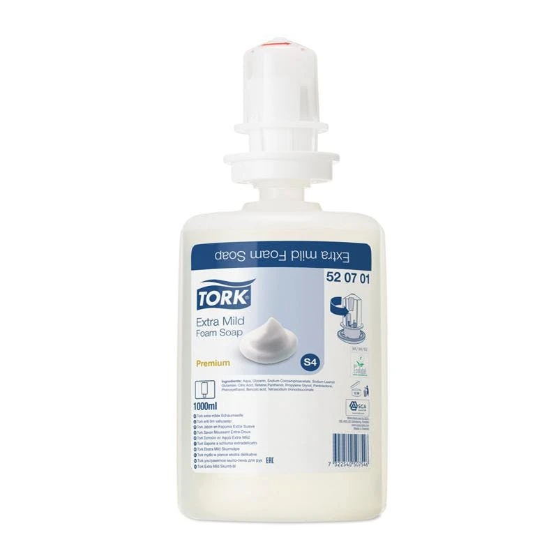 TORK Premium Fettlösende Flüssigseife S1 420401 Unparfümiert 1 L Flasche 2 TORK Premium Fettlösende Flüssigseife S1 420401 Unparfümiert 1 L Flasche – Bild 2