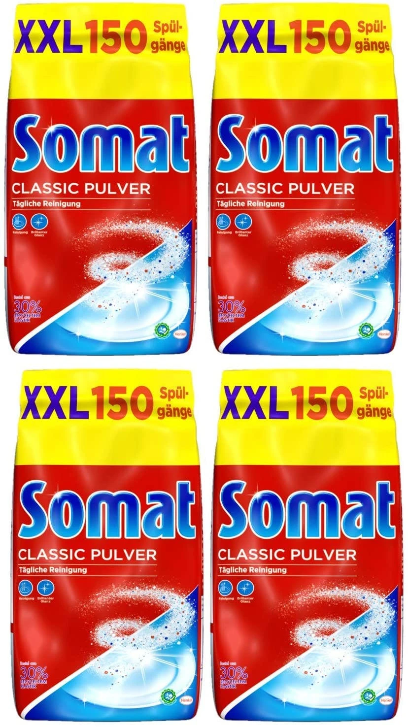 Somat Classic Spülmaschinen Pulver 4x3 Kg Geschirrspülreiniger Reinigung 1 Somat Classic Spülmaschinen Pulver 4x3 Kg Geschirrspülreiniger Reinigung