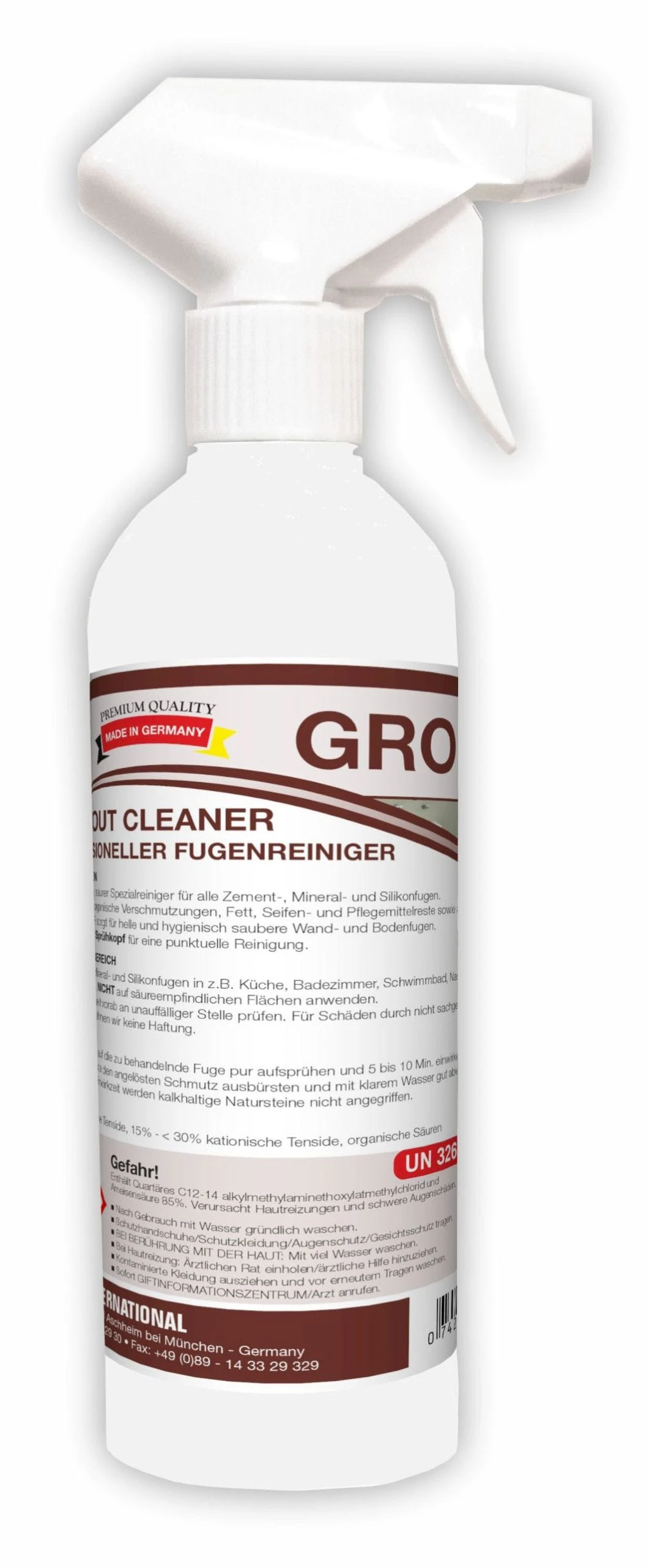 Null Arvox Pro Fugen + Fliesen Spezialreiniger - Fugenreiniger Bad Fliesen - Sanitärreiniger - Grout Cleaner - Reiniger - 2x2,5L Set 6 Null Arvox Pro Fugen + Fliesen Spezialreiniger - Fugenreiniger Bad Fliesen - Sanitärreiniger - Grout Cleaner - Reiniger - 2x2,5L Set – Bild 6