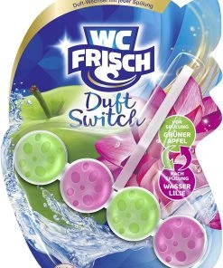 Null WC Frisch Duft Switch Grüner Apfel Und Wasserlilie 50g WC-Reiniger Duftspüler