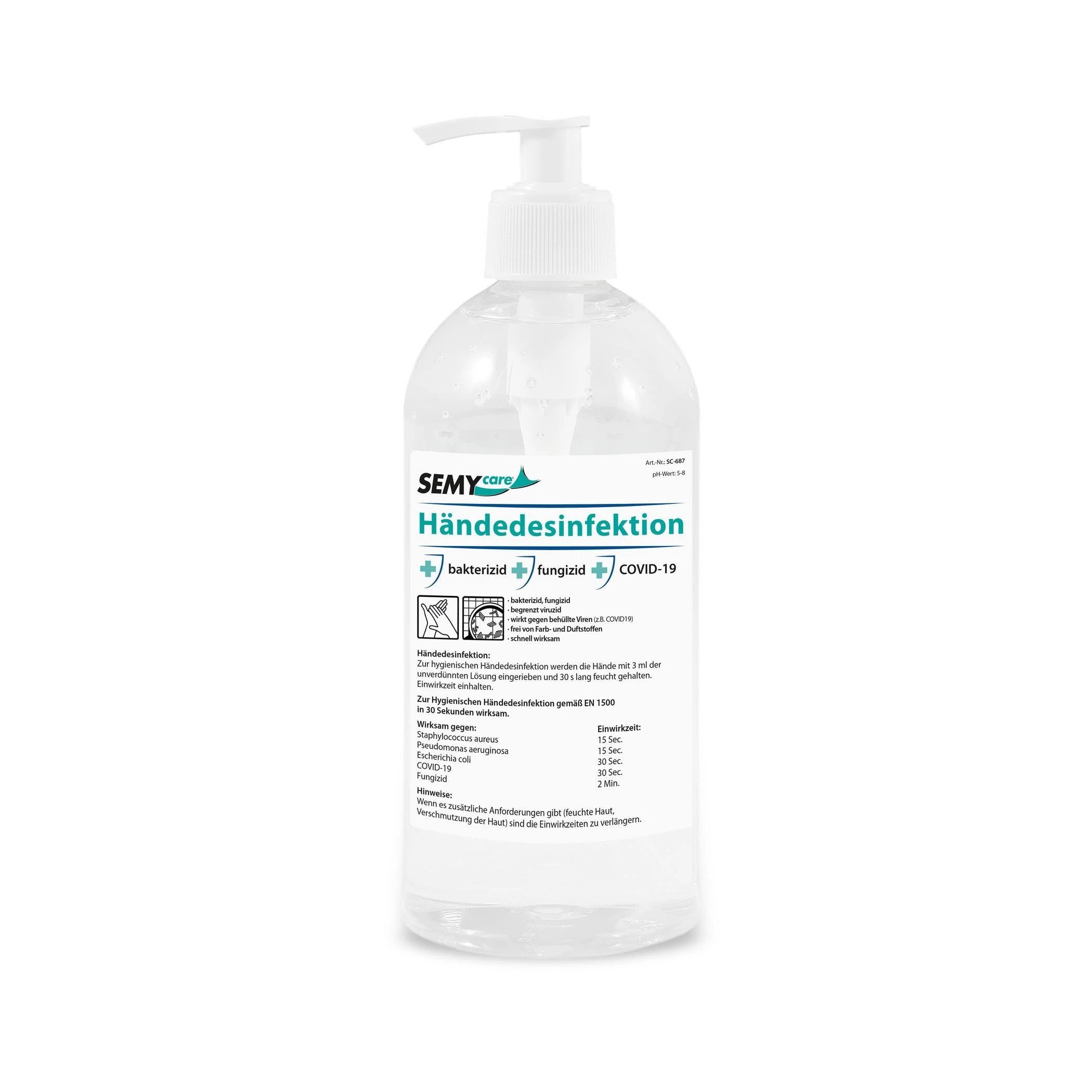 TORK Salubrin Händedesinfektionsgel 911103 Hygienische Händedesinfektion 500 Ml Flasche 4 TORK Salubrin Händedesinfektionsgel 911103 Hygienische Händedesinfektion 500 Ml Flasche – Bild 4