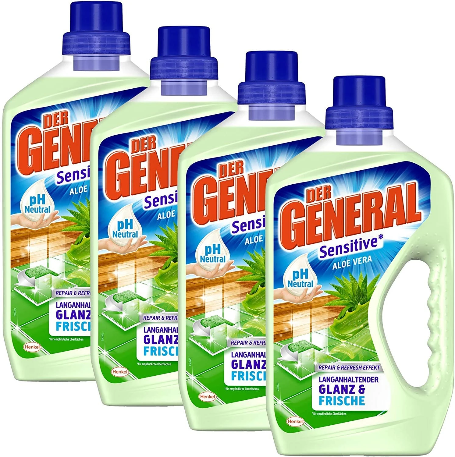 Null Der General Aloe Vera 8er Pack Allzweckreiniger PH-neutral 8x750 Ml Reinigen 2 Null Der General Aloe Vera 8er Pack Allzweckreiniger PH-neutral 8x750 Ml Reinigen – Bild 2