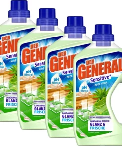 Null Der General Sensitive Aloe Vera 4er Pack Allzweckreiniger 4x750 Ml Reiniger