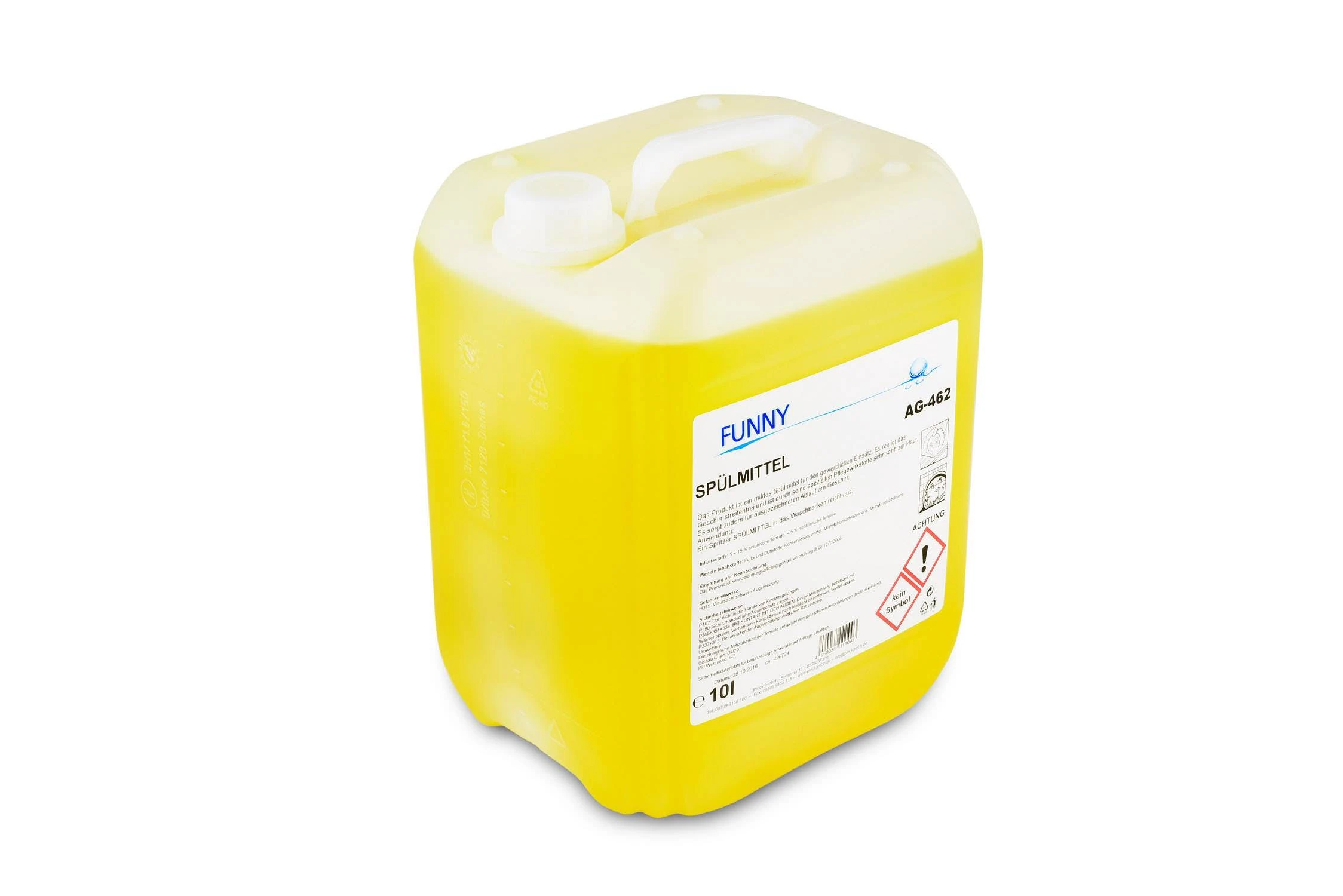 Funny Spülmittel, Hautmild, Streifenfrei, 10 Liter 2 Funny Spülmittel, Hautmild, Streifenfrei, 10 Liter – Bild 2