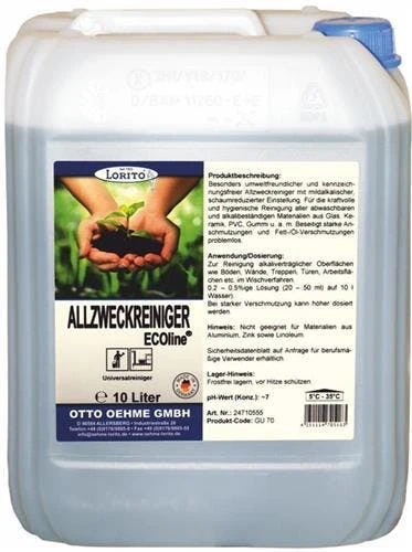 Lorito Alkorein Ecoline Kennzeichnungsfreier Alkoholreiniger 10 Liter 2 Lorito Alkorein Ecoline Kennzeichnungsfreier Alkoholreiniger 10 Liter – Bild 2
