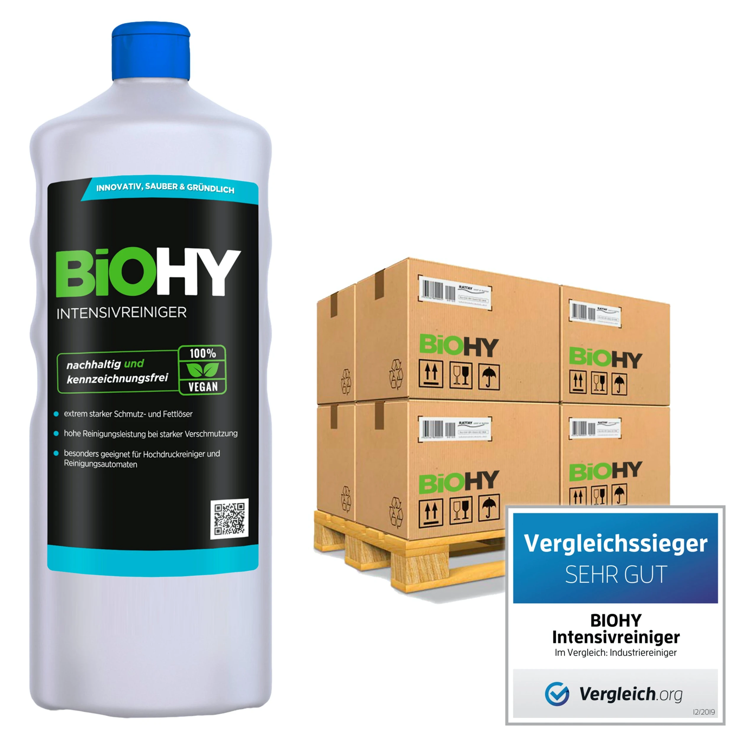 Null BiOHY Intensivreiniger Universal (24x20l Kanister) | Hochleistungs-INDUSTRIEREINIGER | Grundreiniger Ideal Für Hochdruckreiniger, Schaumarm 4 Null BiOHY Intensivreiniger Universal (24x20l Kanister) | Hochleistungs-INDUSTRIEREINIGER | Grundreiniger Ideal Für Hochdruckreiniger, Schaumarm – Bild 4