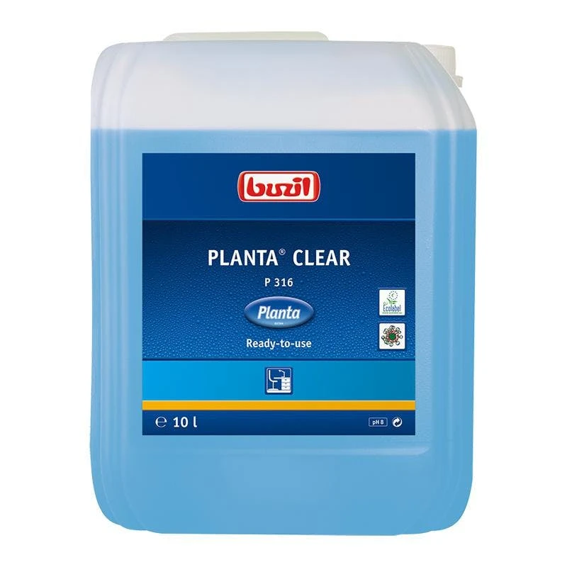 Buzil Planta® Clear P 316 ökologischer Glasreiniger 10 L Kanister 1 Buzil Planta® Clear P 316 ökologischer Glasreiniger 10 L Kanister
