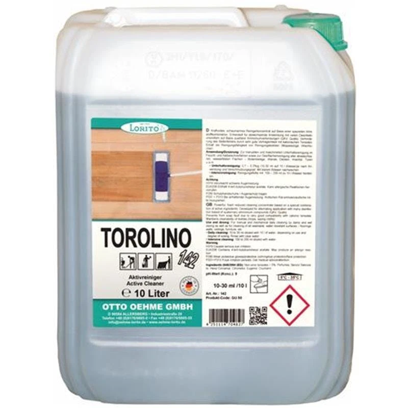 Lorito Torolino 142 Aktivreiniger Unterhaltsreiniger 1 Liter 2 Lorito Torolino 142 Aktivreiniger Unterhaltsreiniger 1 Liter – Bild 2