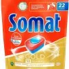 Somat 12 Gold Multiaktiv Spülmaschinentabs 22 Tabs Geschirrspültabs Reinigung