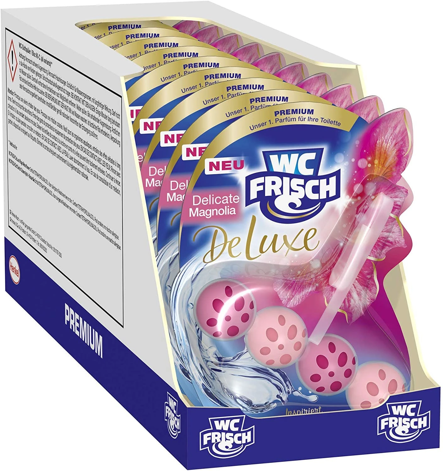 Null WC FRISCH DeLuxe Delicate Magnolia 10x50g WC Reiniger WC Duftspüler Reinigung 1 Null WC FRISCH DeLuxe Delicate Magnolia 10x50g WC Reiniger WC Duftspüler Reinigung