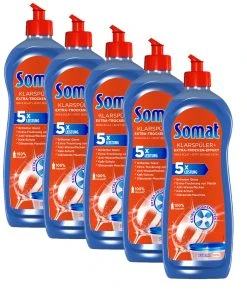 Somat Klarspüler Geschirrreiniger 5x750 Ml Spülmaschinenreiniger Reinigung