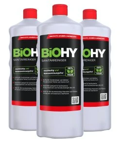 BiOHY Sanitärreiniger (480x1l Flasche) | Kalkzersetzendes Konzentrat Für Den Sanitärbereich | Badreiniger Mit Angenehme & Frischen Duft | EXTRA STARK -WC Frisch-Shop dc5c390f b978 4886 b9e9 c14de98d0f13 4