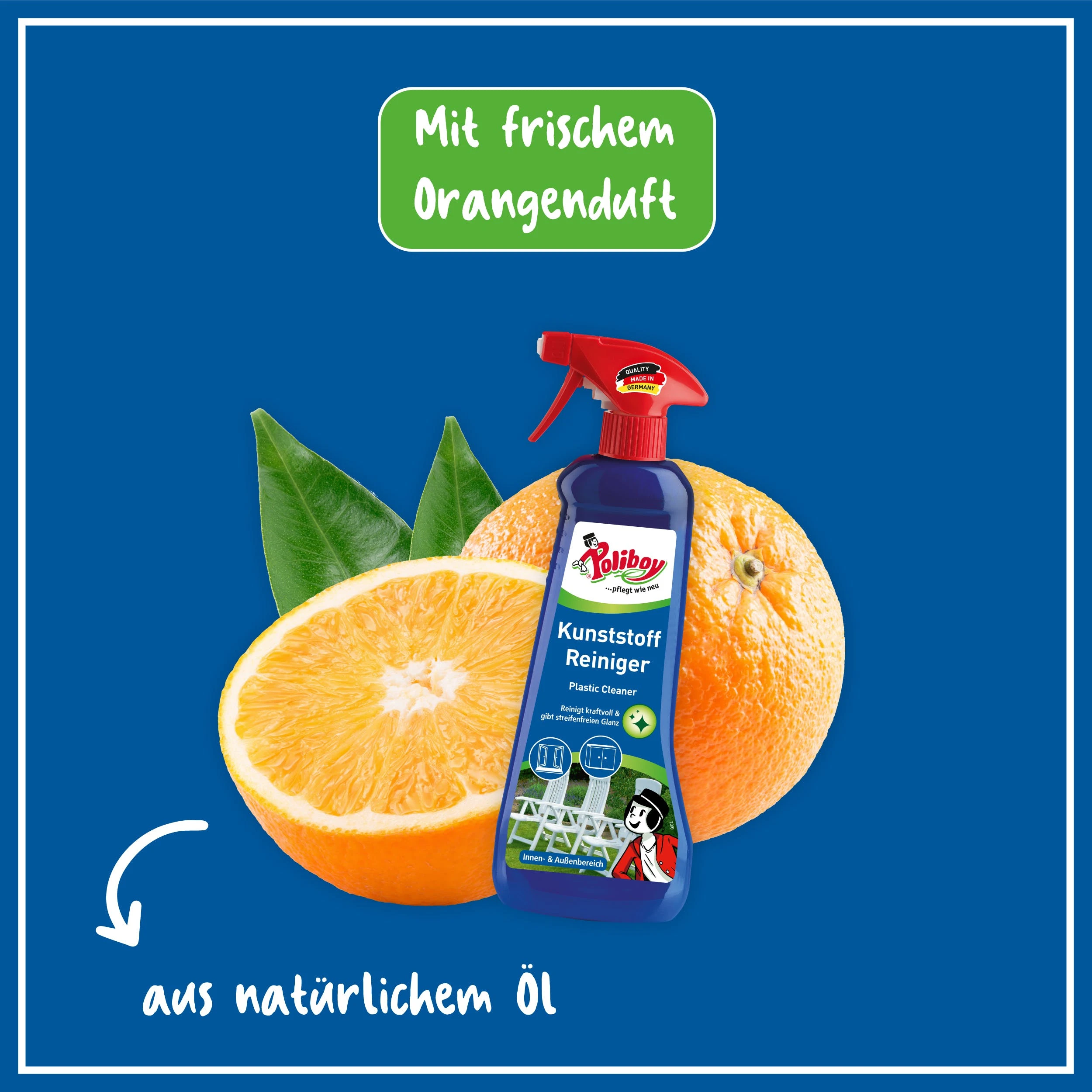 Null Poliboy Kunststoff Reiniger - Für Böden Und Oberflächen - Mit Orangengeruch - 500ml - Made In Germany 7 Null Poliboy Kunststoff Reiniger - Für Böden Und Oberflächen - Mit Orangengeruch - 500ml - Made In Germany – Bild 7