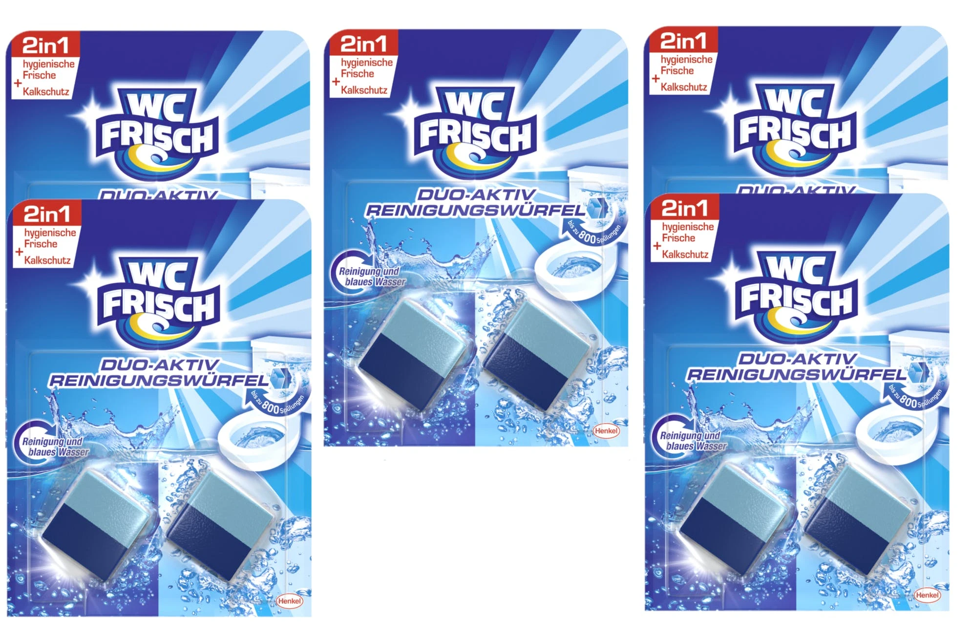 Null WC FRISCH Duo-Aktiv Reinigungswürfel Für Wasserkästen 5x 2 Stück Bad Reinigung 1 Null WC FRISCH Duo-Aktiv Reinigungswürfel Für Wasserkästen 5x 2 Stück Bad Reinigung