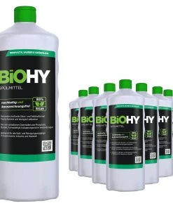 Null BiOHY Spülmittel (2x1l Flasche) | Frei Von Schädlichen Chemikalien & Biologisch Abbaubar | Glanz- & Fettlöseformel -WC Frisch-Shop e189c6ac 0b15 41fc 93c5 b028dbcecac3 1