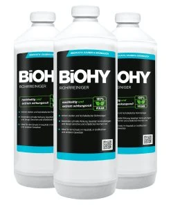 BiOHY Rohrreiniger (24x20l Kanister) | EXTRA STARK | Flüssiger, Hochkonzentrierter Abflussreiniger | Geruchsneutral | Für Alle Verstopfungen -WC Frisch-Shop e36d46dc 0011 4776 bf95 eb5b8456e714 1