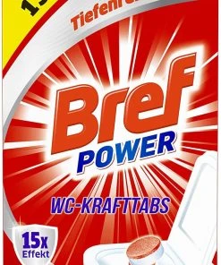 Null Bref Power WC Krafttabs Reiniger 15x Effekt 325g Abfluss Tiefenreinigung