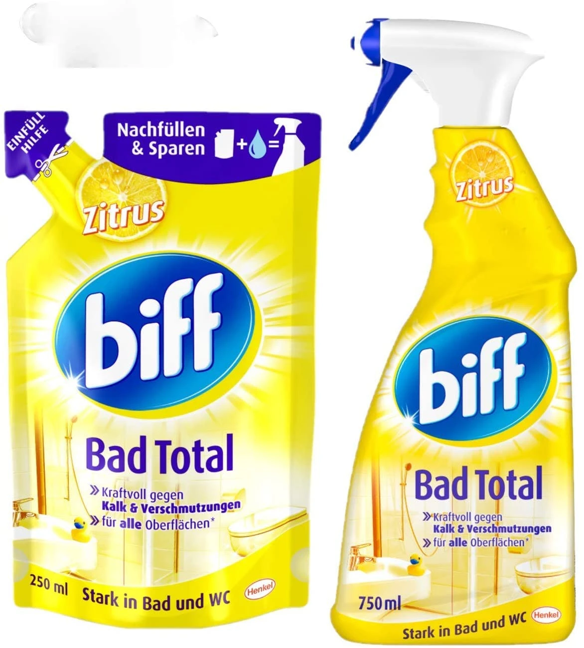 Null Biff Bad Total Zitrus Badreiniger 750ml Sprühflasche Reiniger Reinigungsmittel 5 Null Biff Bad Total Zitrus Badreiniger 750ml Sprühflasche Reiniger Reinigungsmittel – Bild 5