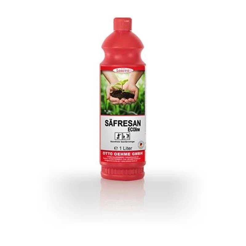 Lorito Säfresan Ecoline Kennzeichnungsfreier Alkalischer Sanitärreiniger 1 Liter 1 Lorito Säfresan Ecoline Kennzeichnungsfreier Alkalischer Sanitärreiniger 1 Liter