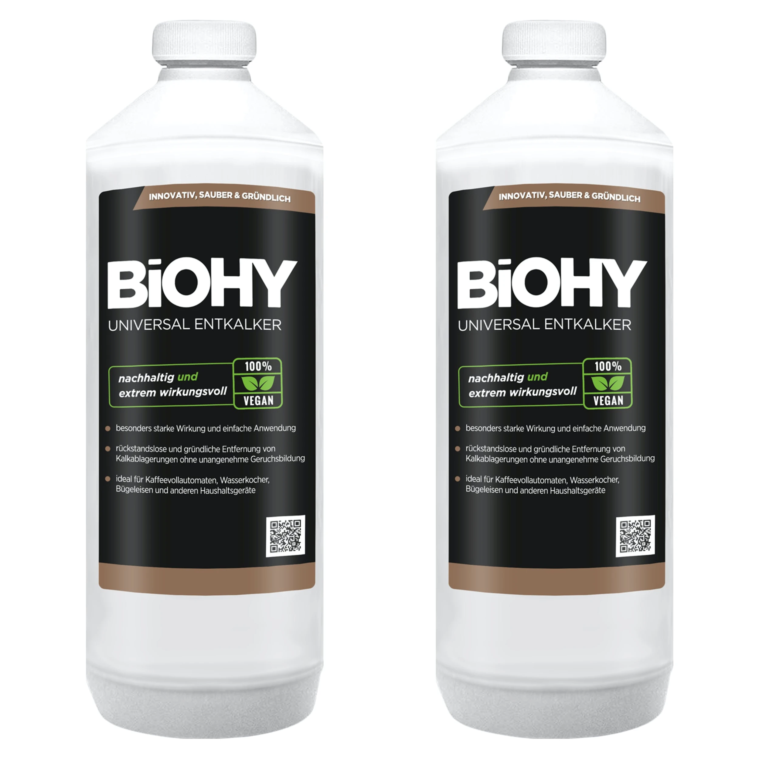 Null BiOHY Universal Entkalker (2x1l Flasche) | Konzentrat Für 20 Entkalkungsvorgänge Pro Flasche | Kompatibel Mit Allen Kaffeevollautomaten 1 Null BiOHY Universal Entkalker (2x1l Flasche) | Konzentrat Für 20 Entkalkungsvorgänge Pro Flasche | Kompatibel Mit Allen Kaffeevollautomaten