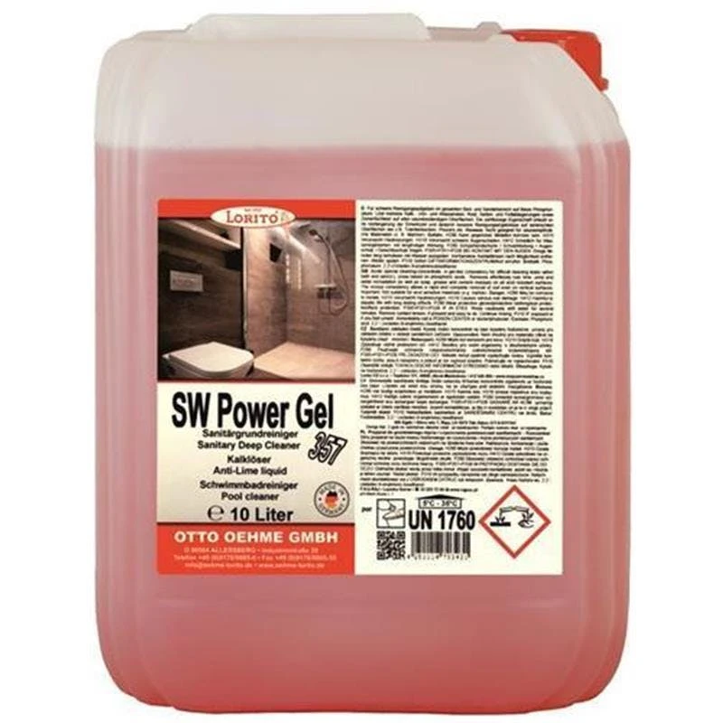 Lorito Sanitärgrundreiniger SW Power Gel 10 Liter 1 Lorito Sanitärgrundreiniger SW Power Gel 10 Liter